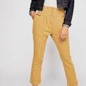 Free People High Rise Striped Harem Pant